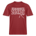JEH MIR NICH UFFN SENKEL-Relaxed Fit Unisex Bio-T-Shirt II - Erdrot