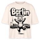 Berlin Souvenir-Frauen Boxy Bio-T-Shirt-BERLIN ICK LIEBE DIR - Naturroh