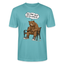 Berliner Bär Shirt-JEH MIR NICH UFFN SENKEL-Unisex T-Shirt - Pastelltürkis