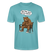 Berliner Bär Shirt-JEH MIR NICH UFFN SENKEL-Unisex T-Shirt - Pastelltürkis