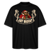 Berliner Bär-Weihnachten-JIBT NÜSCHT-Oversized Unisex Bio T-Shirt - Schwarz