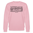 Berliner Spruch-ICK WUNDER MIR-Unisex Bio-Sweatshirt - Hellrosa