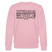 Berliner Spruch-ICK WUNDER MIR-Unisex Bio-Sweatshirt - Hellrosa