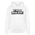 Berliner Schnauze Statement-ICK HAB DIE FAXEN DICKE-Unisex Bio-Hoodie - Weiß
