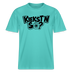 Berlin Shirt mit Berliner Schnauze-KIEKSTN SO?- RELAXED FIT Unisex Bio T-Shirt - Poolblau