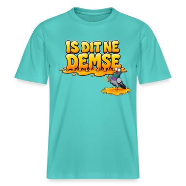 Berlin Shirt-IS DIT NE DEMSE-RELAXED FIT Unisex Organic T-Shirt - Poolblau