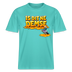 Berlin Shirt-IS DIT NE DEMSE-RELAXED FIT Unisex Organic T-Shirt - Poolblau