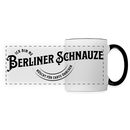 BERLINER SCHNAUZE-Panoramatasse - Weiß/Schwarz