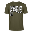 PASS MA UFF KEULE-Unisex T-Shirt BIO II - Khaki