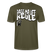 PASS MA UFF KEULE-Unisex T-Shirt BIO II - Khaki