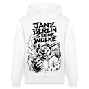 JANZ BERLIN IS EENE WOLKE-Unisex Bio-Hoodie - Weiß