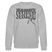 JEH MIR NICH UFFN SENKEL-Unisex Bio-Sweatshirt - Grau meliert