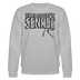 JEH MIR NICH UFFN SENKEL-Unisex Bio-Sweatshirt - Grau meliert