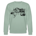 Berliner Schnauze "MACH 'N ABJANG-Unisex Bio-Sweatshirt - Helles Graugrün