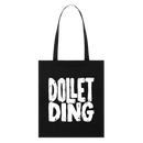 DOLLET DING-Bio-Stoffbeutel - Schwarz
