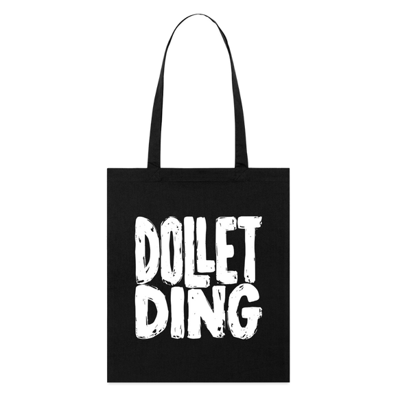 DOLLET DING-Bio-Stoffbeutel - Schwarz