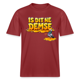 Berlin Shirt-IS DIT NE DEMSE-RELAXED FIT Unisex Organic T-Shirt - Erdrot
