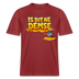 Berlin Shirt-IS DIT NE DEMSE-RELAXED FIT Unisex Organic T-Shirt - Erdrot