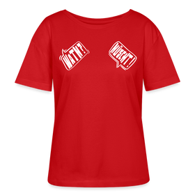 WATN? NÜSCHT!-Rundhals Frauen Bio-T-Shirt - Rot
