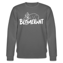 BLÜMERANT-Unisex Bio-Sweatshirt mit echt Berliner Schnauze - Anthrazit