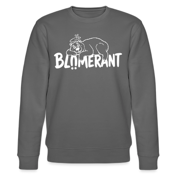 BLÜMERANT-Unisex Bio-Sweatshirt mit echt Berliner Schnauze - Anthrazit
