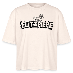 Berlin Shirt-FLITZPIEPE-Frauen Boxy Bio-T-Shirt - Natur