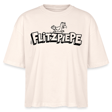 Berlin Shirt-FLITZPIEPE-Frauen Boxy Bio-T-Shirt - Natur