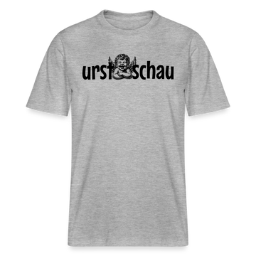 URST SCHAU - Relaxed Fit Unisex Bio-T-Shirt - Grau meliert