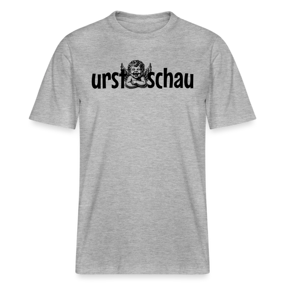 URST SCHAU - Relaxed Fit Unisex Bio-T-Shirt - Grau meliert