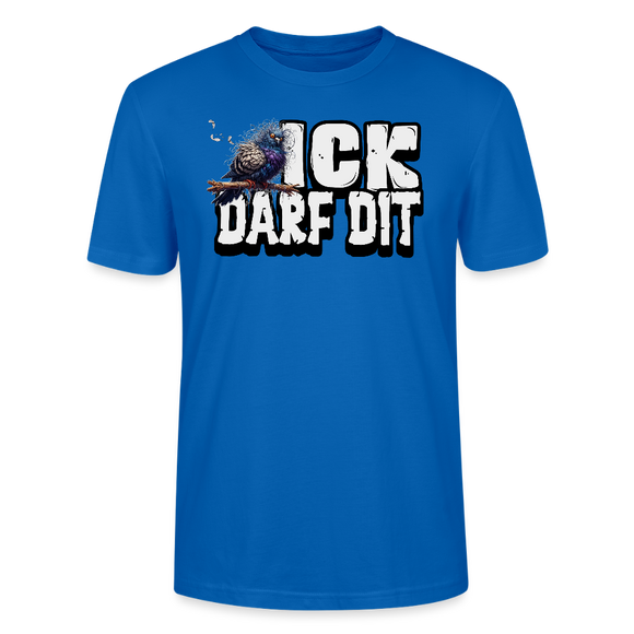 ICK DARF DIT|TAUBE-Unisex T-Shirt BIO - Pfauenblau