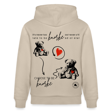 BERLINER KNORKE-Unisex Bio-Hoodie - Beige