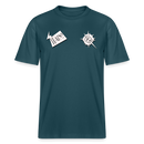 Unisex Bio T-Shirt mit Berliner Schnauze Print „WATN? NÜSCHT!“-relaxed fit, aus 100% Bio-Baumwolle, nachhaltig und fair produziert.- Dunkles Petrol