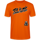 Dit is mir SCHNURZPIEPE-Unisex T-Shirt BIO - Tieforange