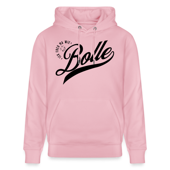 ICK FREU MA WIE BOLLE-Unisex Bio-Hoodie - Hellrosa