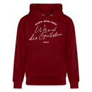 WIR SIND DIE GEILSTEN-Berlin26-Unisex Bio-Hoodie - Burgunderrot