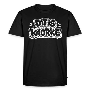 DIT IS KNORKE-Männer Premium BIO T-Shirt - Schwarz