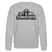 Grau meliert, Klassischer Unisex Sweater, schwarzer Print Berliner Bär auf Schriftzug liegend „DIT IS MIR SCHNURZPIEPE“ – Berliner Schnauze Statement aus Berlin.