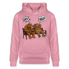 Berliner Bären mit Berliner Schnauze-WATN'? NÜSCHT-Unisex Bio-Hoodie - Lila Traum