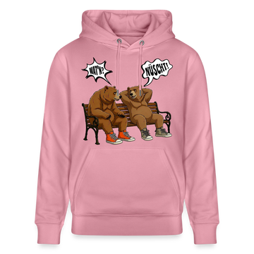 Berliner Bären mit Berliner Schnauze-WATN'? NÜSCHT-Unisex Bio-Hoodie - Lila Traum
