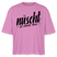 Berlin Shirt-NÜSCHT FÜR SCHWACHE NERVEN-Frauen Boxy Bio-T-Shirt mit Berliner Schnauze - Pink