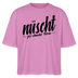 Berlin Shirt-NÜSCHT FÜR SCHWACHE NERVEN-Frauen Boxy Bio-T-Shirt mit Berliner Schnauze - Pink