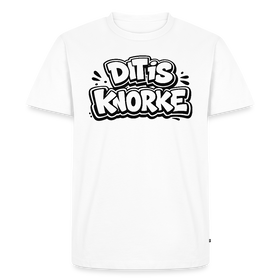 DIT IS KNORKE-Männer Premium Bio T-Shirt - Weiß