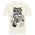 Kiffender Berliner Bär T-Shirt – Janz Berlin is eene Wolke-RELAXED FIT Unisex Organic - Naturweiß 