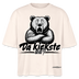 Da kiekste, wa? Frauen Boxy Bio-T-Shirt - Weißgrau