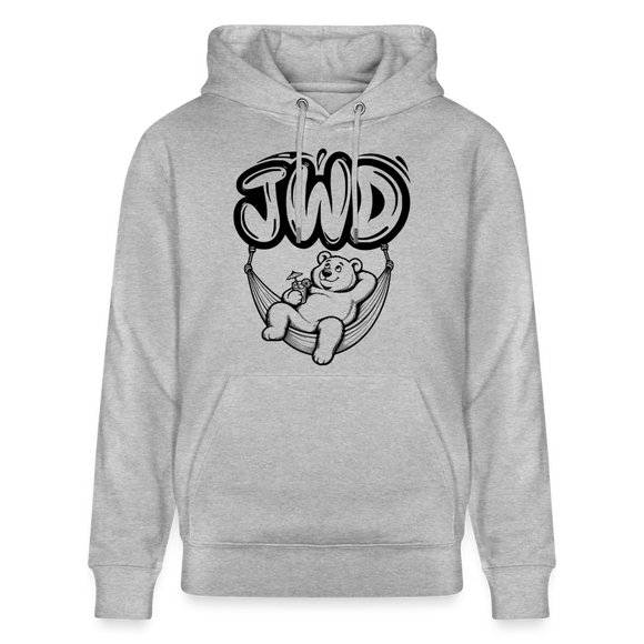 JWD-Berlin-Unisex Bio-Hoodie - Grau meliert