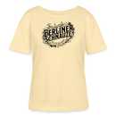 BERLINER SCHNAUZE-Rundhals Frauen Bio-T-Shirt II - Creme