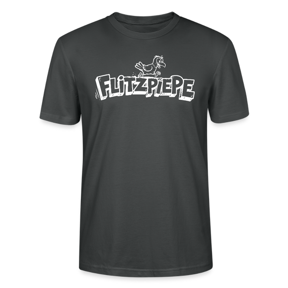 Dit Berlin Shirt-FLITZPIEPE-Unisex T-Shirt für leicht verpeilte Vögel - Anthrazit
