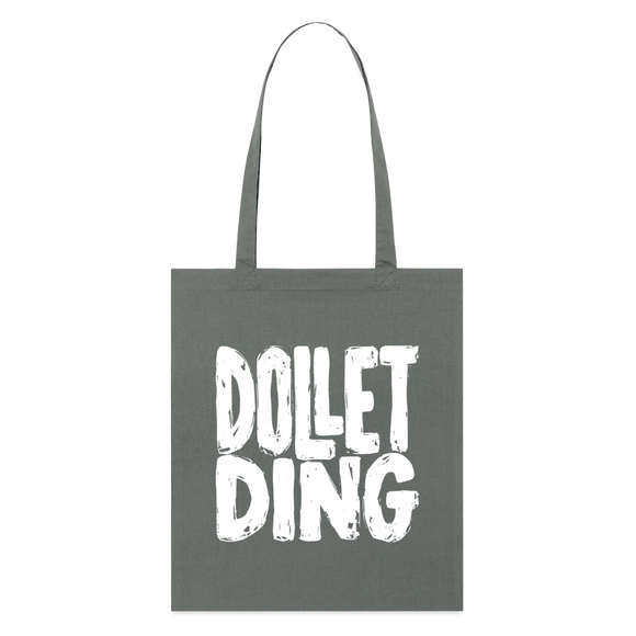 DOLLET DING-Bio-Stoffbeutel - Anthrazit
