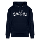 Unisex Bio-Hoodie mit dem Original Berliner Spruch - Flitzpiepe - Navy