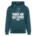 Berliner Spruch-FRÜHER WAR ALLET LEICHTERUnisex Bio-Hoodie - Dunkles Petrol